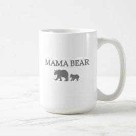 "Mamma Björn" Björn och unge kaffemugg