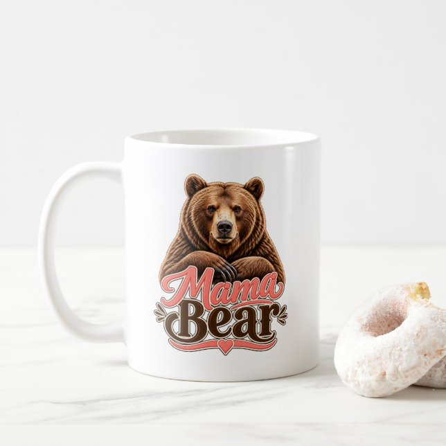 Mamma Björn  Kaffemugg (Med munk)