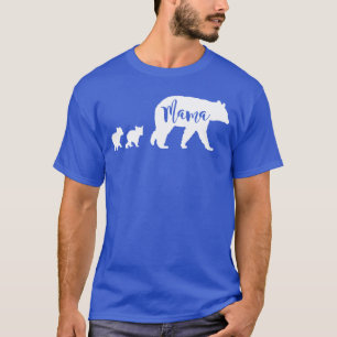 Mamma Björn med 2wo Ungar Kul Mamma Mor Present vä T Shirt