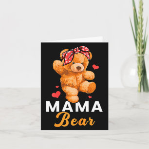 Mamma björn mors dag söta teddy mamma morsa mamman kort