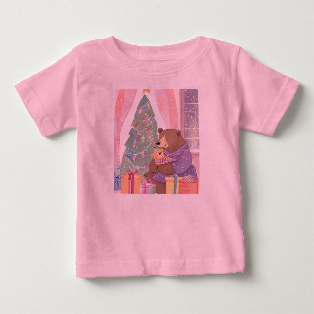 Mamma björn och lilla björn t shirt (Framsida)