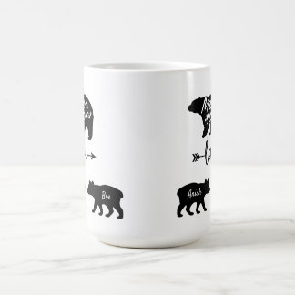 Mamma Björn och Unge kaffe Mugg
