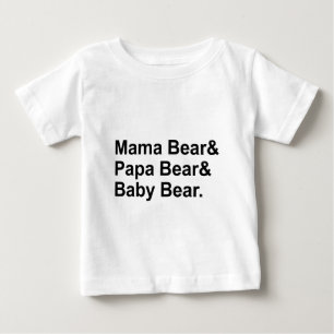 Mamma Björn, Pappa Björn, Lilla Björn Guldlock Tröja