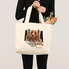 Mamma Björn Personliga Namn - © GraphicLoveShop Jumbo Tygkasse