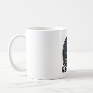 Mamma Björn Regnbåge Vintage Gravering T-Shirt Des Kaffemugg