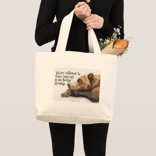 Mamma Björn Totebag Jumbo Tygkasse (Framsida (produkt))