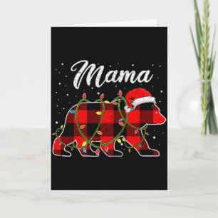 Mamma Björn Tröja, Röd Buffalo Rutig Mamma Björn P Kort