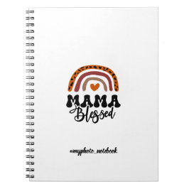 Mamma - bläddrad utskrift anteckningsbok