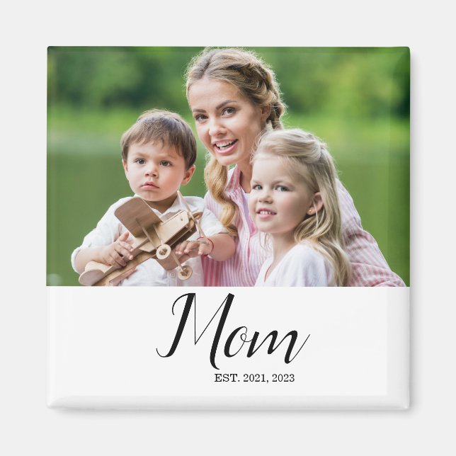 Mamma Blev Till Minnesgåva Magnet (Framsidan)