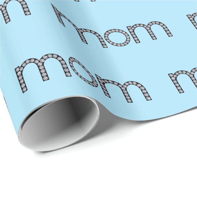 Mamma bling-emballering papper presentpapper (Rullad Hörn)