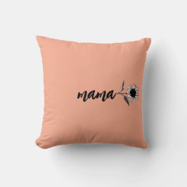 Mamma blomma present kudde