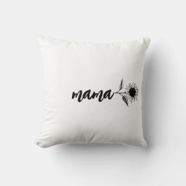 Mamma blommig gåva kudde