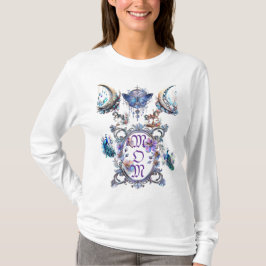 Mamma Blommig Ram T Shirt