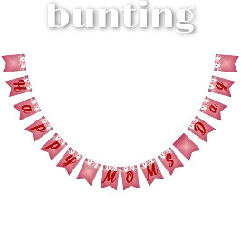 Mamma Blommigt Bouquet Mors dag Vimplar