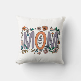 Mamma Blommigt Pillow Kudde