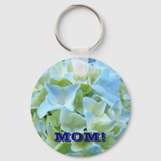 MAMMA! Blommigten för nyckelkedjor Blue Hydrangea Nyckelring