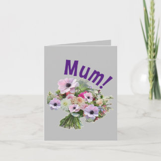 Mamma! Blommor Kort