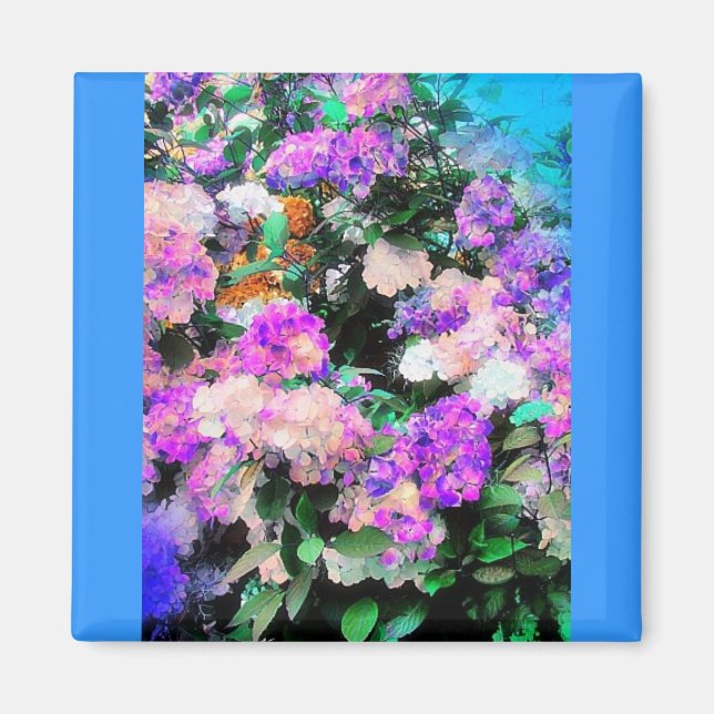 Mamma Blomsterträdgård Magnet (Framsidan)