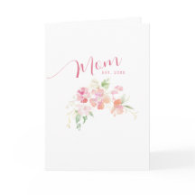 Mamma Blush Rosa Blommig Mors Dag