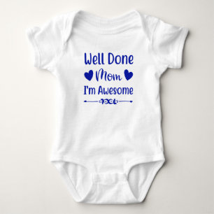 Mamma Bodykostym Shirt-Pojke Shirt- T Shirt