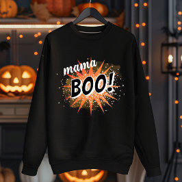 Mamma Boo | Orange Halloween T Shirt