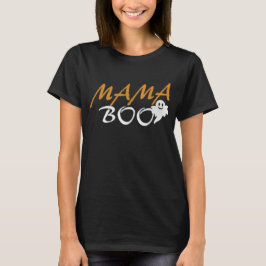 Mamma Boo T-Shirt för Halloween Tee, Funny T-Shirt
