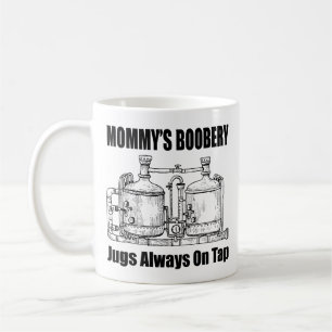 Mamma Boobery Jugs Always On Tap Kaffemugg