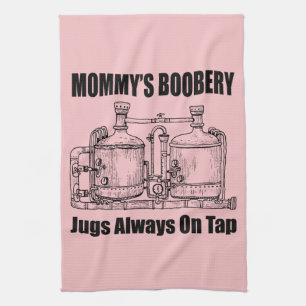 Mamma Boobery Jugs Always On Tap Kökshandduk