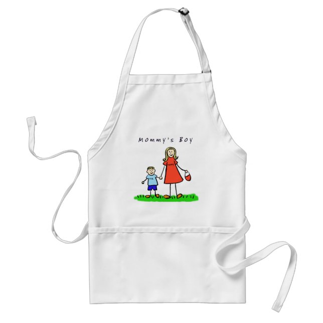 Mamma Boy Apron (Blond) Förkläde (Framsidan)