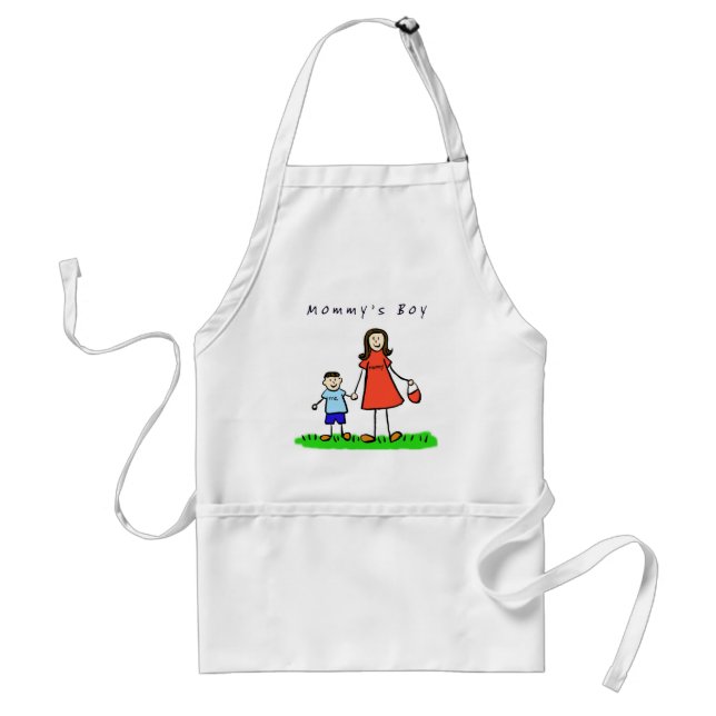 Mamma Boy Apron (Brunette) Förkläde (Framsidan)