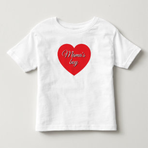 Mamma Boy Heart Kids' T-Shirt