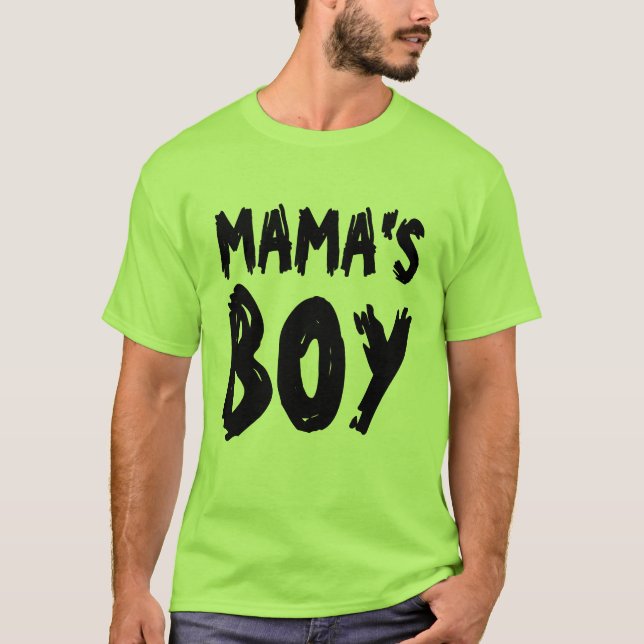 MAMMA BOY manar SON T-shirts (Framsida)
