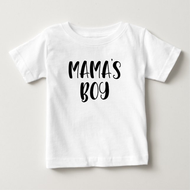 Mamma Boy Mors dag T Shirt (Framsida)