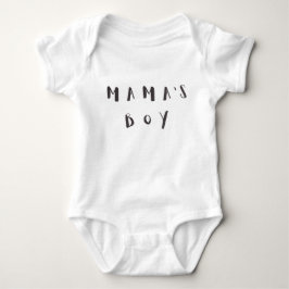 Mamma Boy - Roligt Quote Baby Jersey Tee Shirt