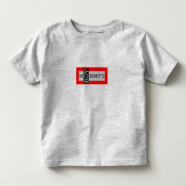 Mamma Boy Småbarn T-shirt (Framsida)