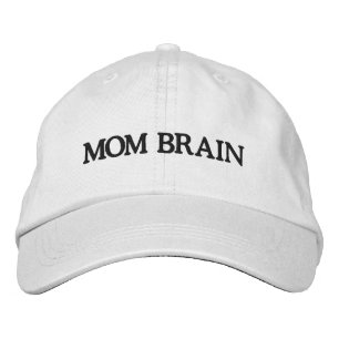 Mamma Brain Funny Embroized Hat Broderad Keps