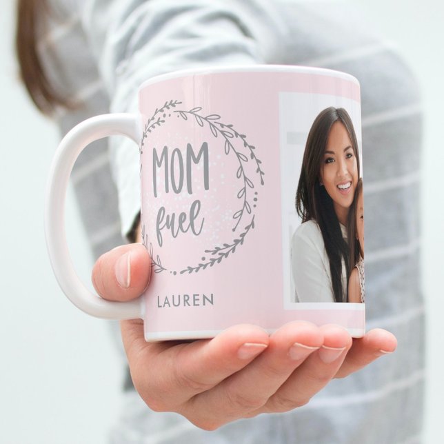 Mamma bränsleutmatningsbar FÄRG Anpassningsbar fot Kaffemugg (Skapare uppladdad)