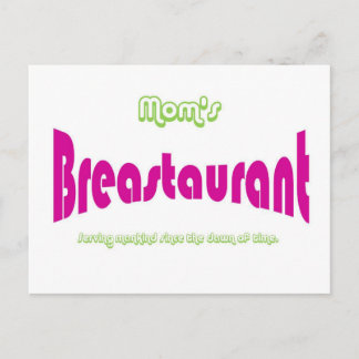 Mamma Breastaurant Vykort