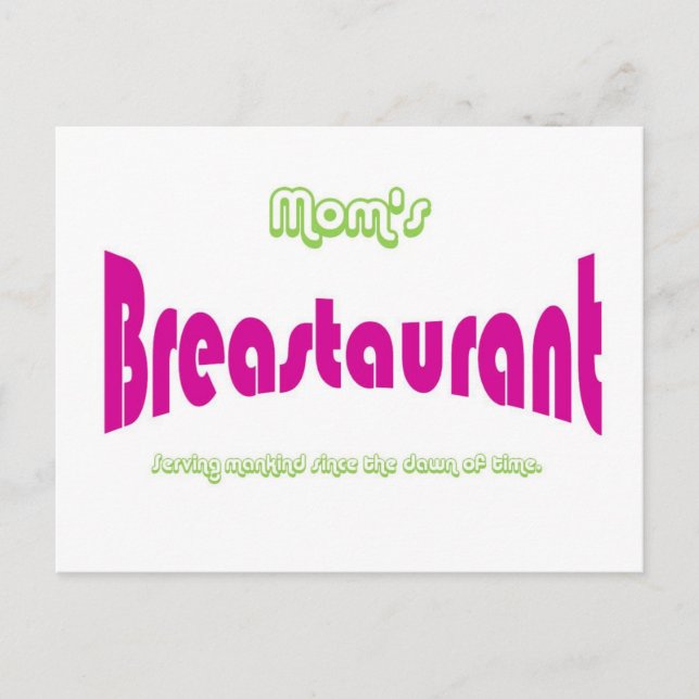 Mamma Breastaurant Vykort (Framsida)