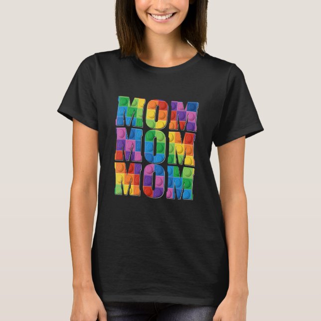 Mamma Brick Builder Blocks Master Builder Mor T Shirt (Framsida)