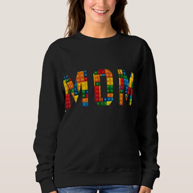 Mamma Brick Builder - praktiska block Master Build T Shirt (Framsida)