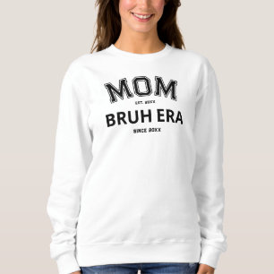 Mamma Bruh Era-Anpassningsbarna Svartvit Logotyp,  T Shirt