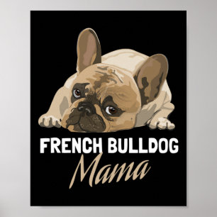 Mamma Bulldog Bull Dog Älskare Poster