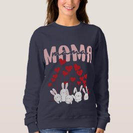 Mamma Bunny Heart Sweatshirt - Cute Mor's Day T Shirt