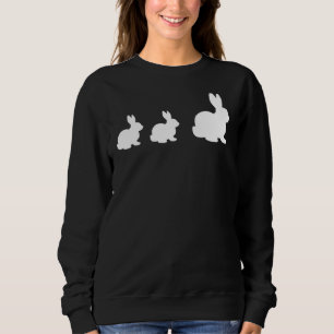 Mamma Bunny-kanin med 2 onda Baby-kaninen T Shirt