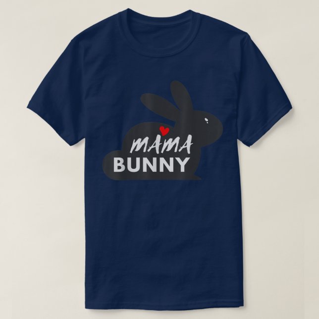 Mamma Bunny Mammor Speciellare Lycklig Mors dag  T Shirt (Design framsida)