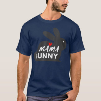 Mamma Bunny Mammor Speciellare Lycklig Mors dag T Shirt