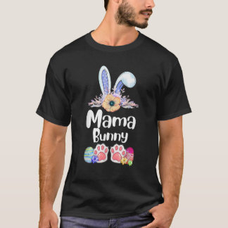 Mamma Bunny Påsk Day Matching Family Påsk Mamma W T Shirt