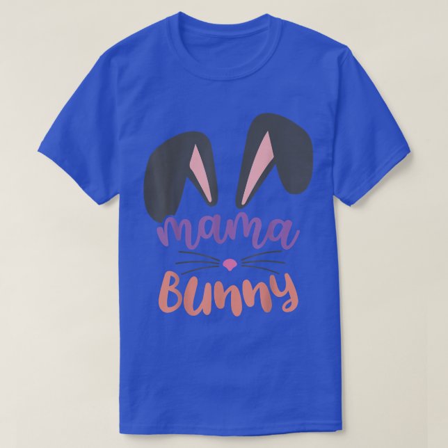 Mamma Bunny Påsk T Shirt (Design framsida)