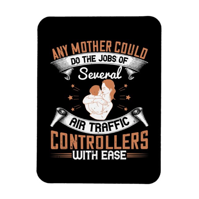 Mamma - Busy som Luft Trafikstyrenheter Magnet (Vertikal)